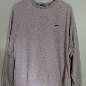 Vintage Nike Gray Tag Small Swoosh Sweatshirt